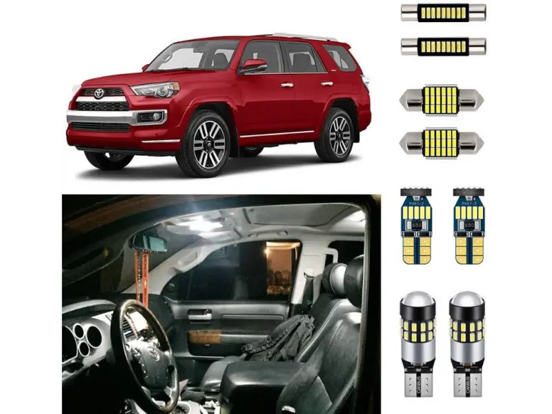 Cali Raised 16Pc Led Bulb Replacement Kit For 10-24 Toyota 4Runner 1