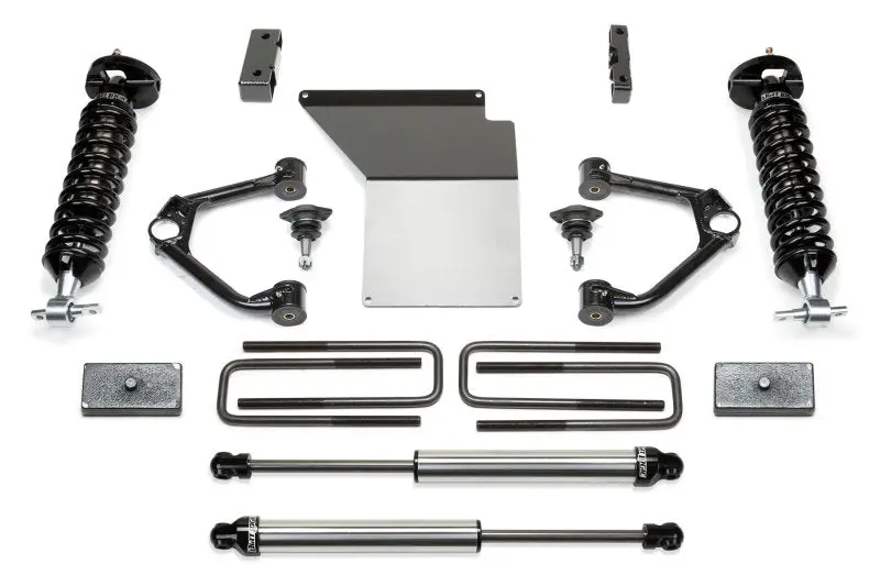 Fabtech 07-18 Gm K1500 W/Oe Forged Uca 3.5In Uca System W/Dl 2.5 Coilovers & Rear Dl Shocks 1