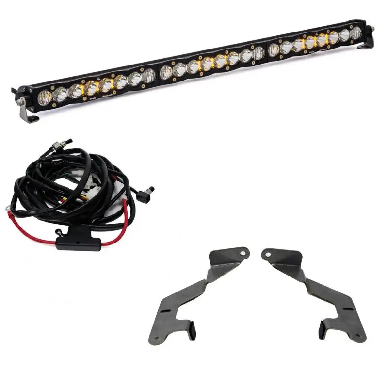 Baja Designs 2014+ 30In Grille Led Light Bar Kit For Toyota Tundra S8 Driving Combo 1