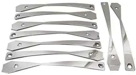 Dcenti Dw29 28 Inch Chrome Insert Set Of 9 Ddw29p2810 1