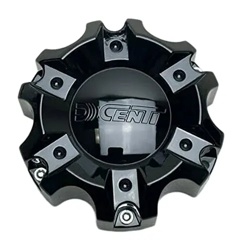 Dcenti Gloss Black Wheel Center Cap Cbdw6-1P 1