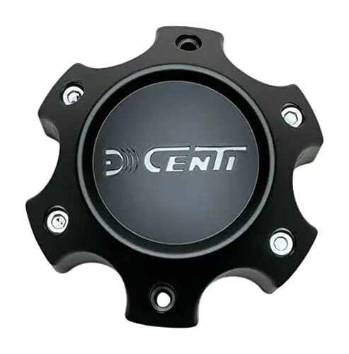 Dcenti Matte Black 6 Lug Wheel Center Cap Cbh06-A1p Cbh06-A1p-1 1