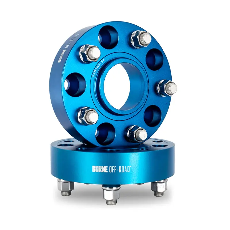 Borne Off-Road Wheel Spacers 5X127 / 71.6 / 45Mm M14 – Blue 1