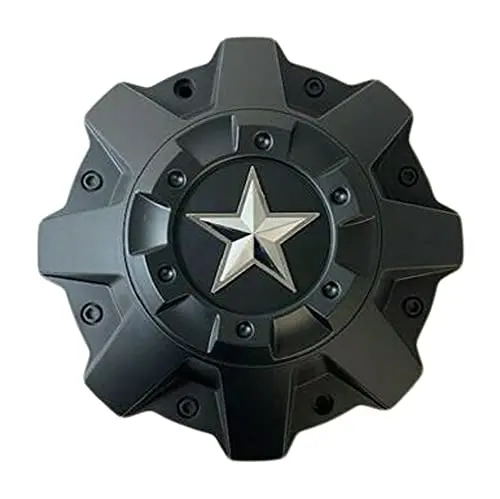 Dfd Wheels C-051 Matte Black With Chrome Star Wheel 1