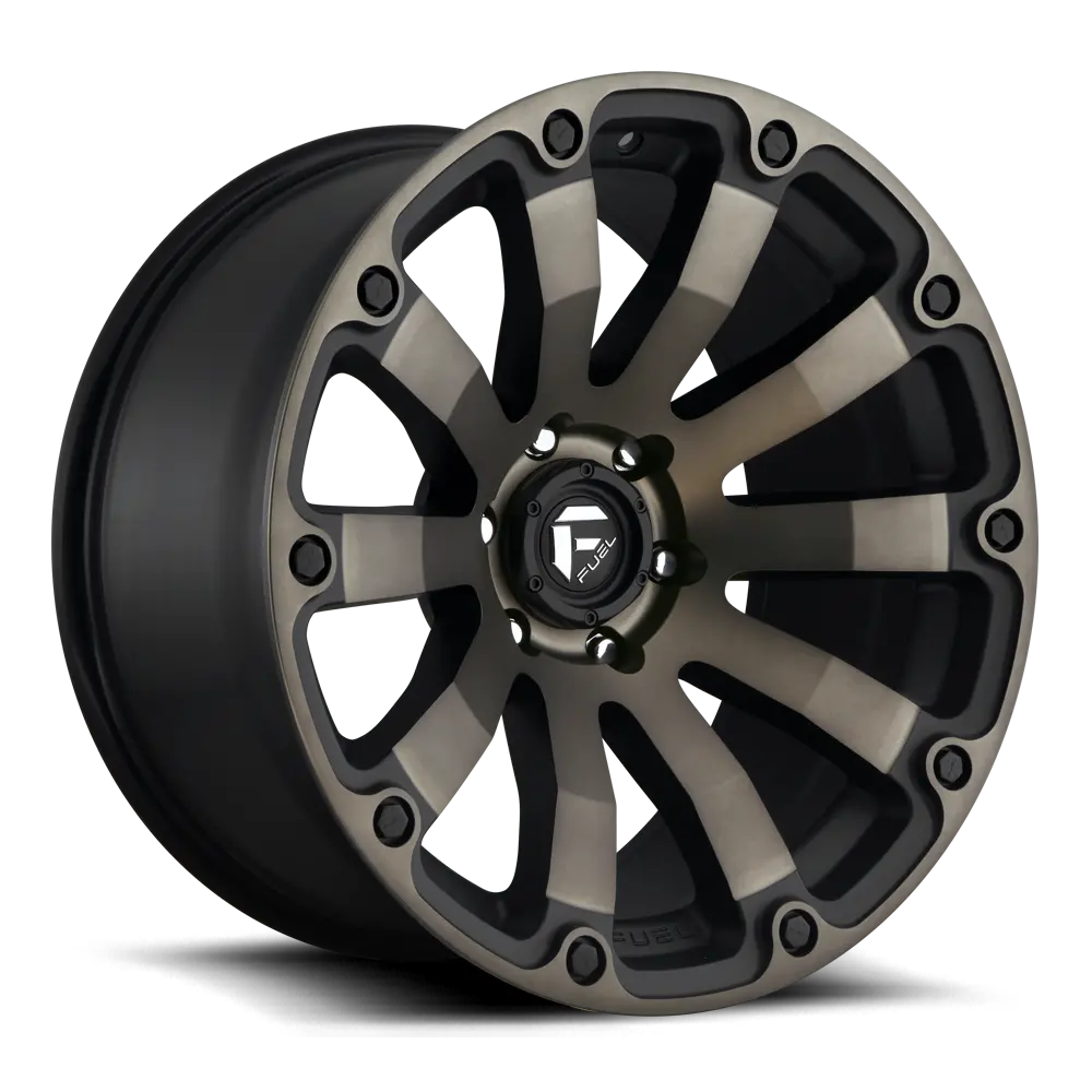 Fuel Diesel [ D636 ] - Black And Machined W/ Dark Tint 1