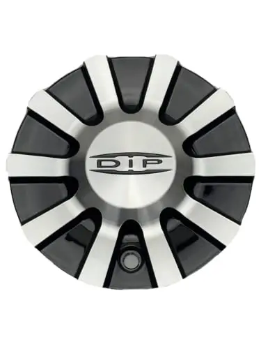Dip Black And Machined Wheel Center Cap C10d66b Mcd8229yl01 1