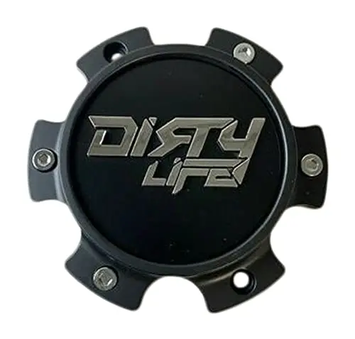 Dirty Life Wheels C109305mb04 C109305mb05-2-4 Matte Black Wheel Center Cap 1