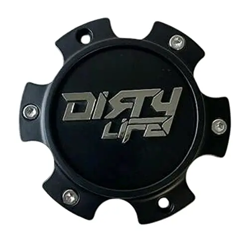 Dirty Life Wheels C109305mb05 C-801-5 Matte Black Wheel Center Cap 1