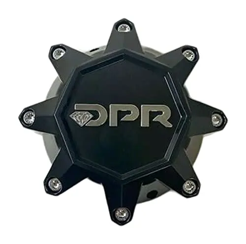 Dpr Wheels A01-D-Cap Lg1303-01 Matte Black Wheel Center Cap 1