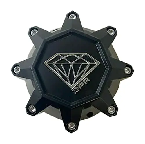 Dpr Wheels A01-Z-Cap Lg1303-03 Matte Black Wheel Center Cap 1