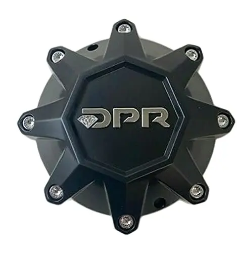 Dpr Wheels Dpr-8-Cap Lg1401-10 Matte Black Center Cap 1