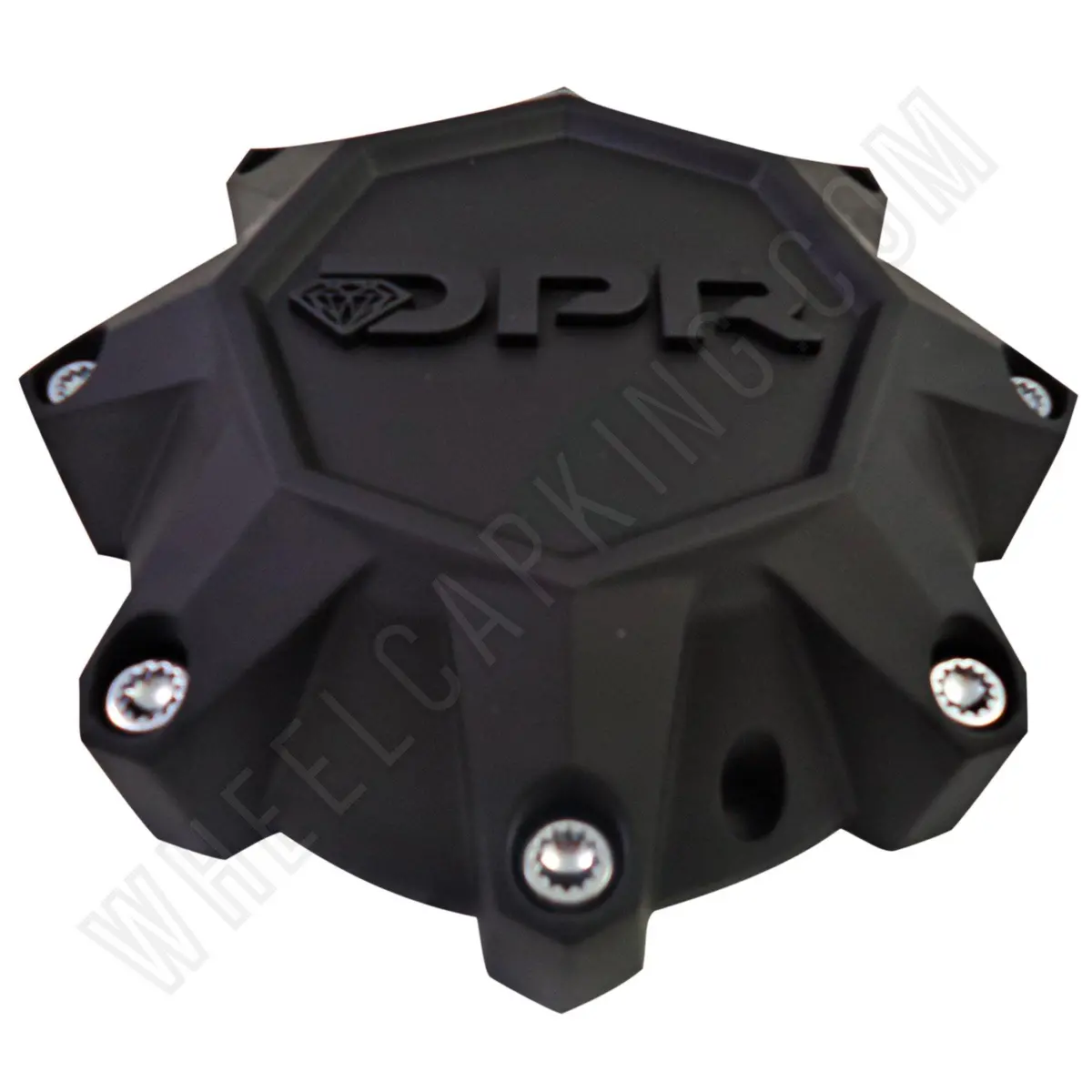 Dpr Wheels Flat Black / Black Logo Custom Wheel Center Cap # A01-Z-Cap Tall (1 Cap) 1