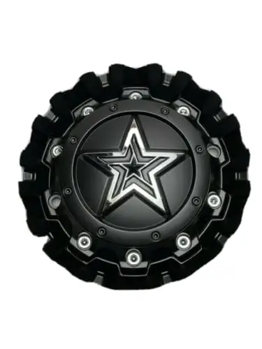 Dropstars Satin Black Wheel Center Cap 6032K138 6032L2212 1