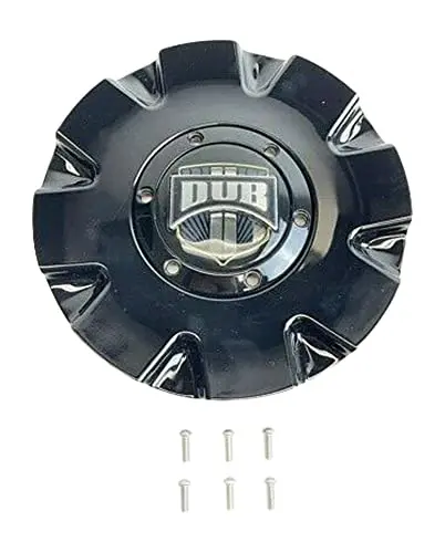 Dub Gloss Black Wheel Center Cap With Screws M-859Bk01 Cap M-859 1