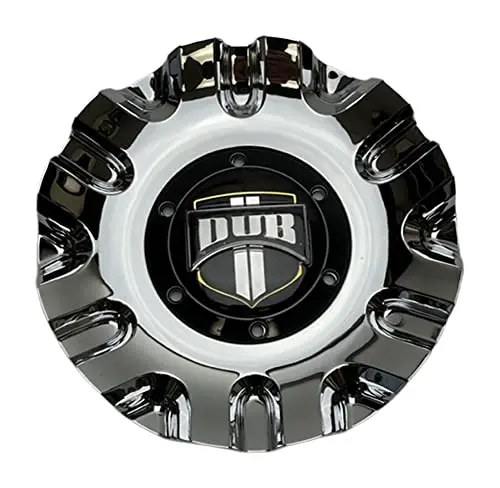 Dub Royalty Wheels 36410-15 Chrome 22 Inch 24 Inch Chrome Center Cap 1