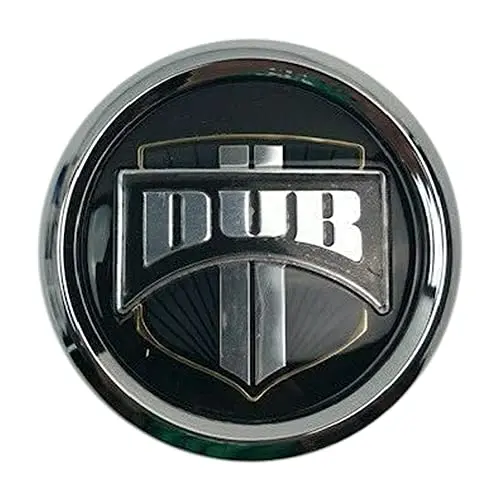 Dub Wheels 1003-08-04 Snap In Chrome Wheel Center Cap 1