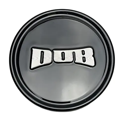 Dub Wheels 1015-09-04Gbs Gloss Black Center Cap With Silver Logo 1