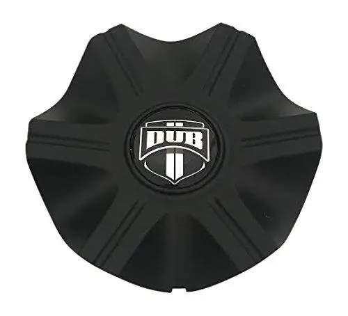 Dub Wheels 3230-15B Matte Black Wheel Center Cap 1