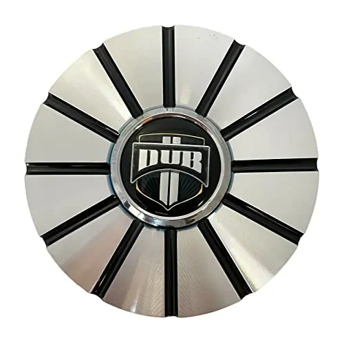 Dub Wheels 38330-15Mbl Black And Machined Center Cap 1