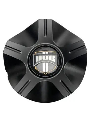Dub Wheels Matte Black Snap In Wheel Center Cap 4780-25 Cap M-491 1