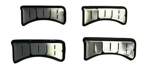 Dub Wheels Spinner Nasty Logo Plates Pack Of 4 65Mm 5220-17 1