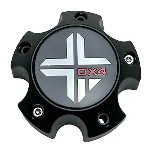 Dx4 Matte Black Wheel Center Cap 5 Lug 73062090F-2 73062090-2 1