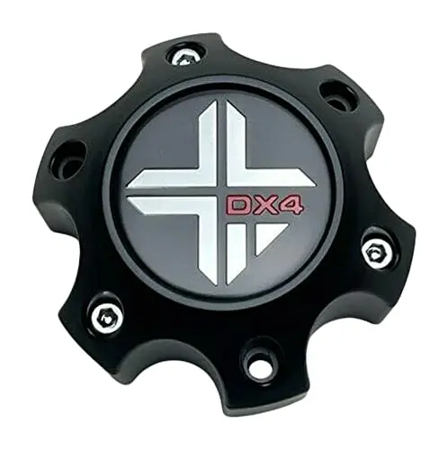 Dx4 Matte Black Wheel Center Cap 73062090F-8 1