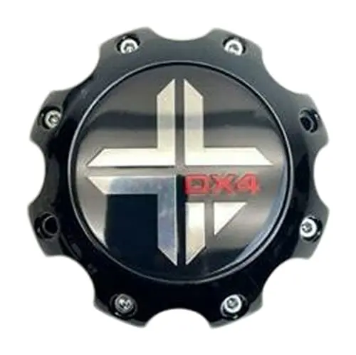Dx4 Wheels Gloss Black Wheel Center Cap 73062090F-27 73062090F-6 1
