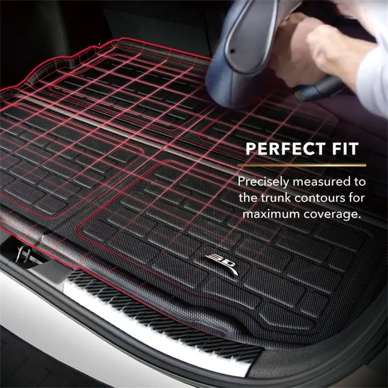 3D Maxpider 10-24 Toyota 4Runner 5-Seat Kagu Black Behind 2Nd Row Cargo Liner 1