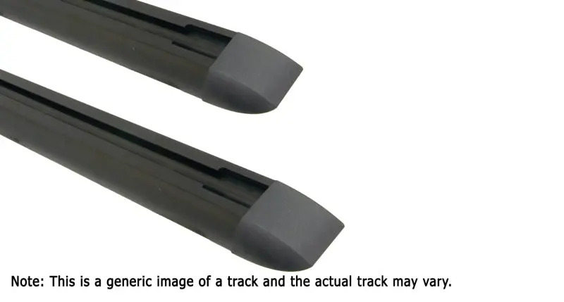 Rhino-Rack 07-10 Jeep Wrangler 2 Door Suv Vortex Rlt600 Track Mount 2 Bar Roof Rack - Black 1