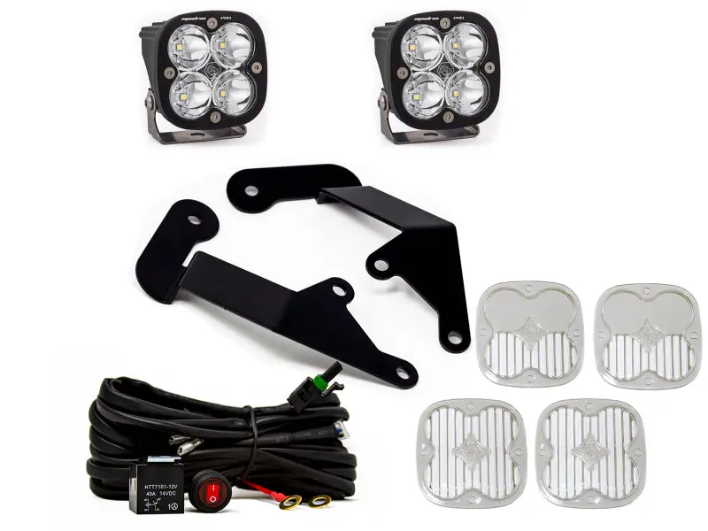 Baja Designs 21+ Ford Bronco Sport Squadron Pro Spot Led Light Pods - Clear 1