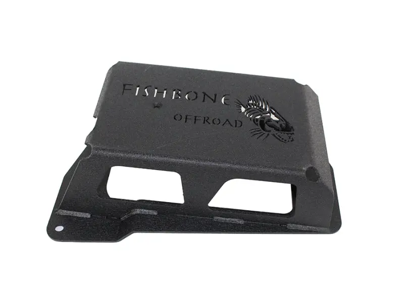 Fishbone Offroad 12-17 Jeep Wrangler Jk Steel Evap Canister Skid Plates - Black Textured Powdercoat 1