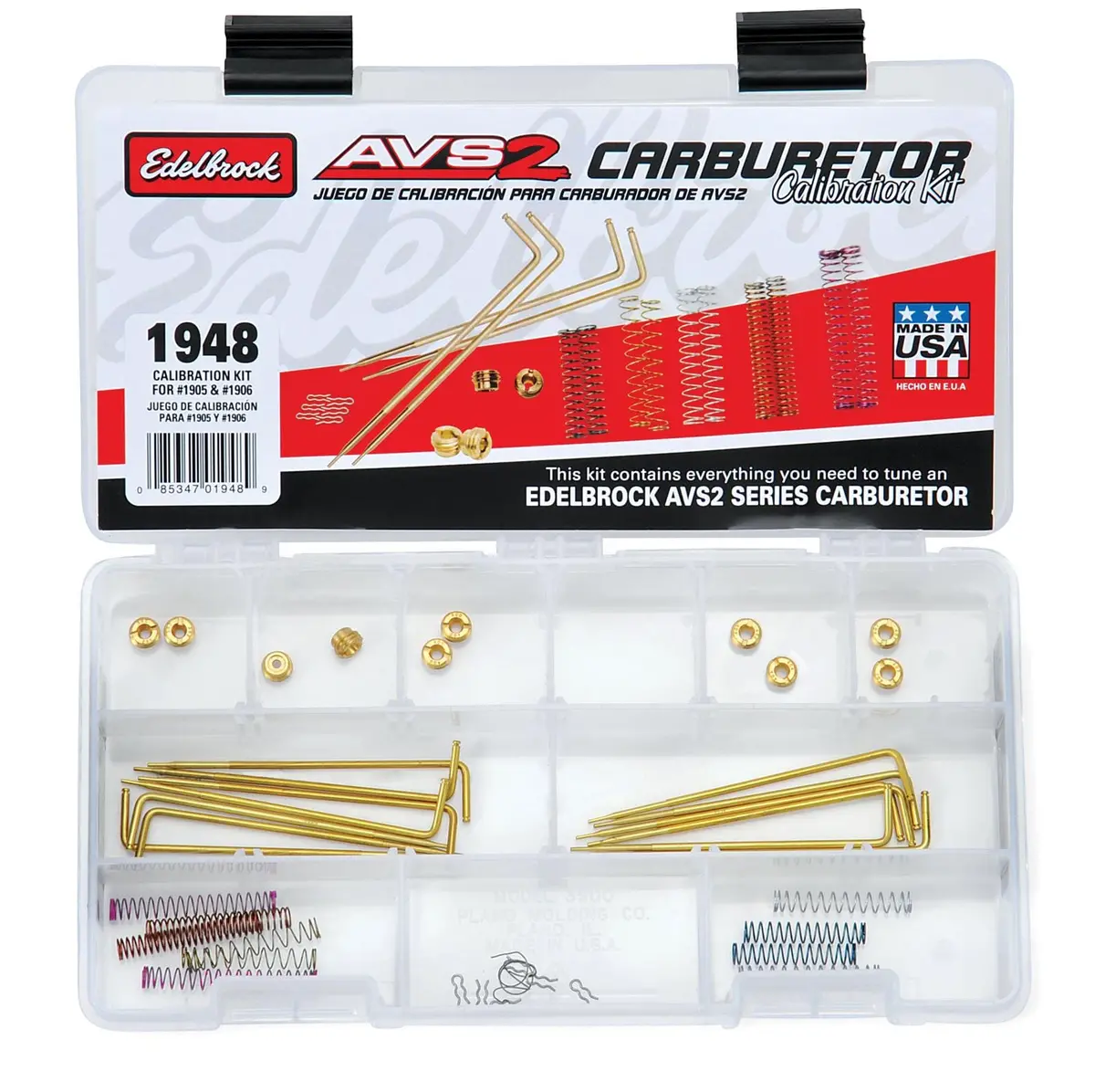 Edelbrock Avs2 Carburetor Calibration Kit – Tuning Components For Enhanced Throttle Response – 1948 1