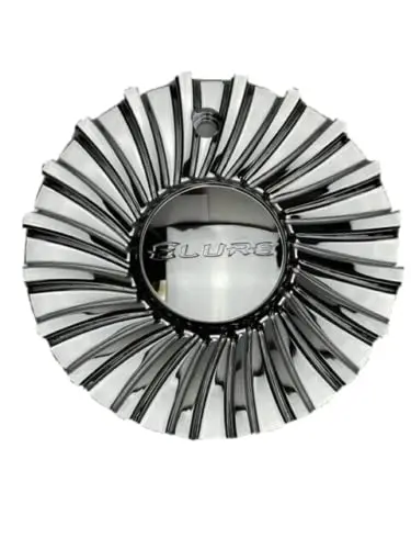 Elure Chrome Wheel Center Cap Csb24-A1p Sj129-12 1