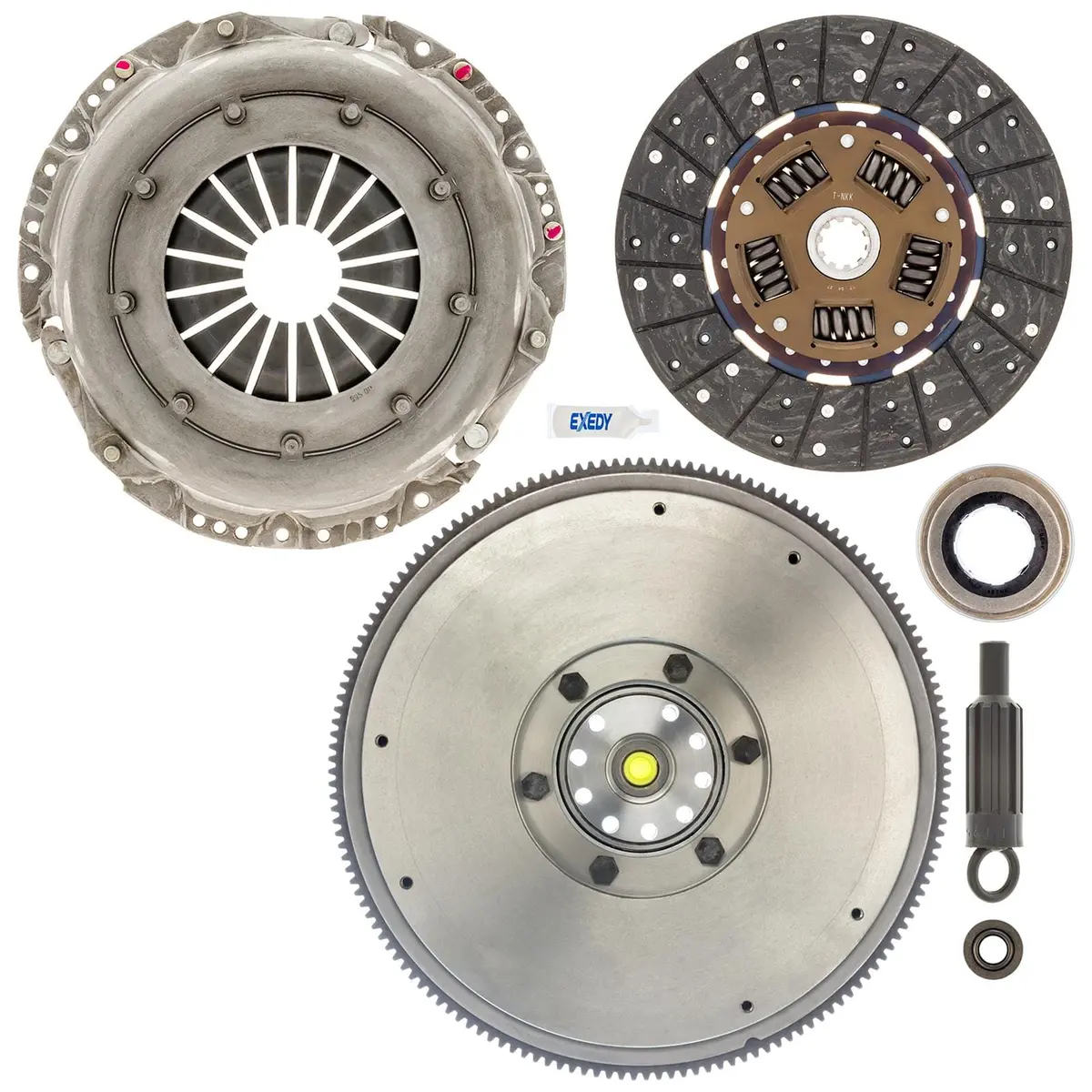 Exedy Clutch Kit – Heavy-Duty Organic Disc, Oem Replacement For Manual Transmissions (07076A) 1