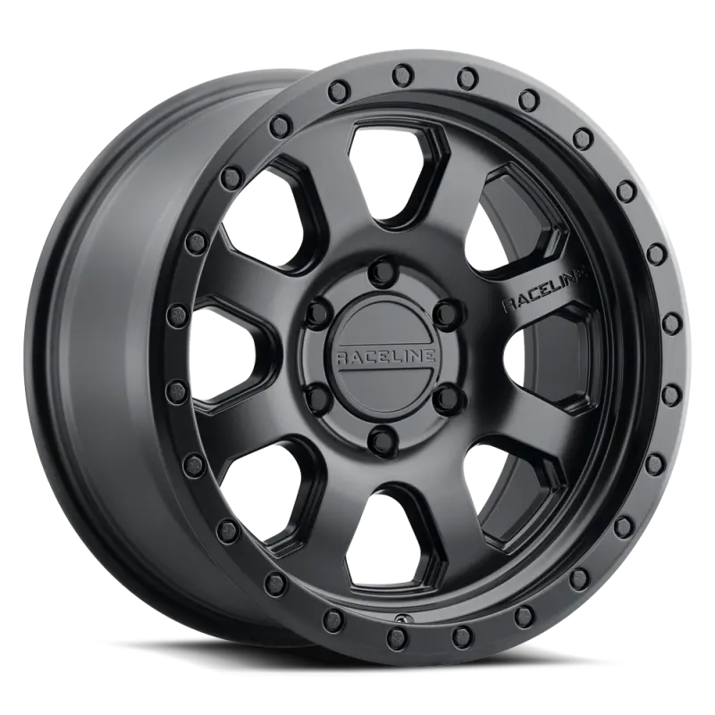 Raceline 959B Avenger 2.0 20X9in / 8X180 Bp / 0Mm Offset / 130.81Mm Bore - Satin Black 1