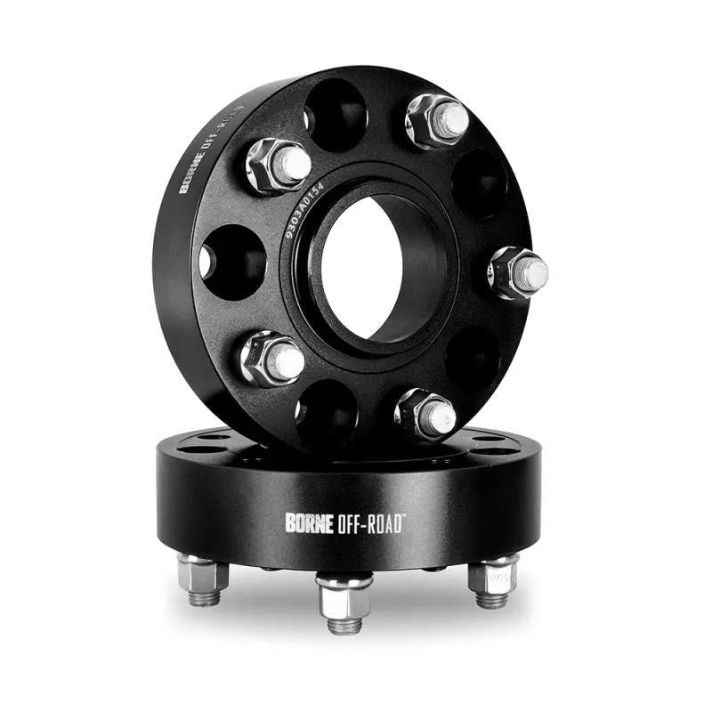 Borne Off-Road Wheel Spacers 5X127 / 71.6 / 30Mm M14 – Black 1