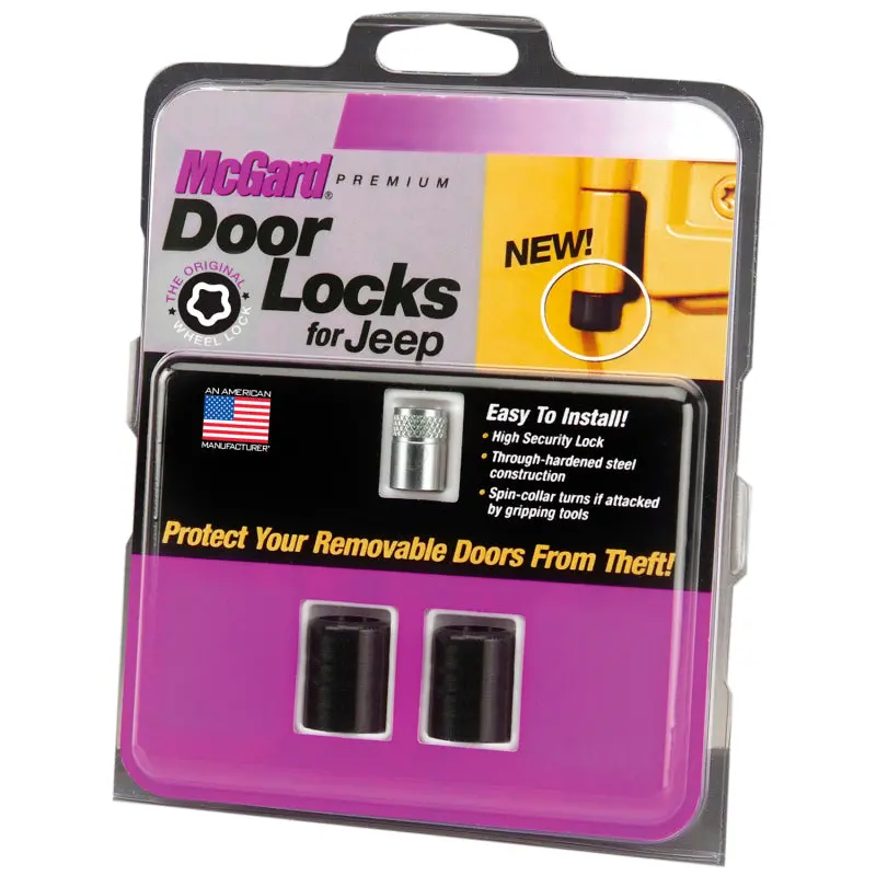 Mcgard 87-95 Jeep Wrangler Yj 2-Door Lock Set - (2 Locks) 1
