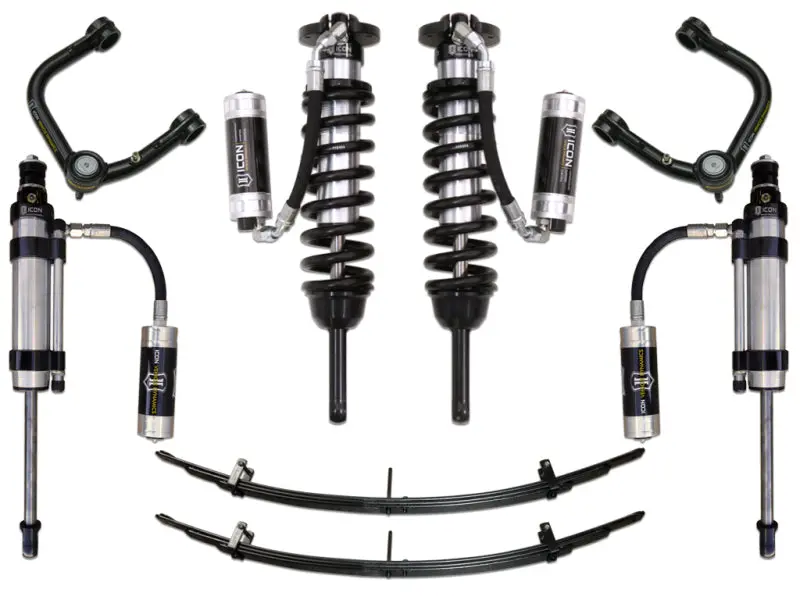 Icon 05-15 Toyota Tacoma 0-3.5In/2016+ Toyota Tacoma 0-2.75In Stg 7 Suspension System W/Tubular Uca 1