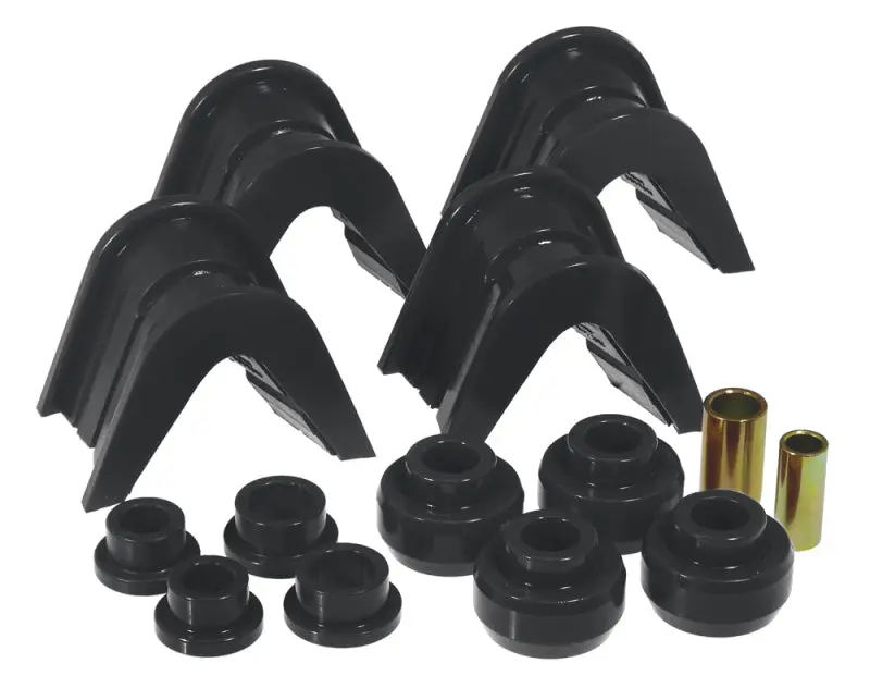 Prothane 66-79 Ford Trucks 14-Piece Bushing Set - 4Deg Offset - Black 1