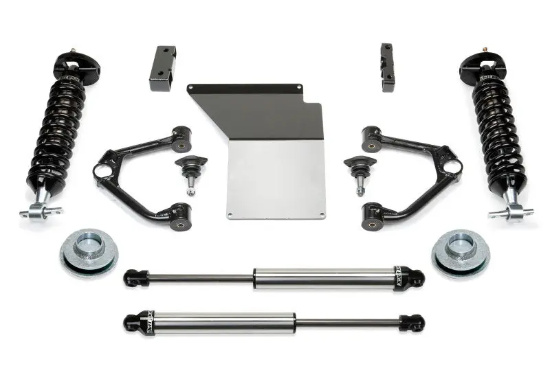 Fabtech 07-14 Gm C/K1500 Suv 2Wd/4Wd 4In Budget Uca System W/Dl 2.5 Coilovers & Rear Dl Shocks 1