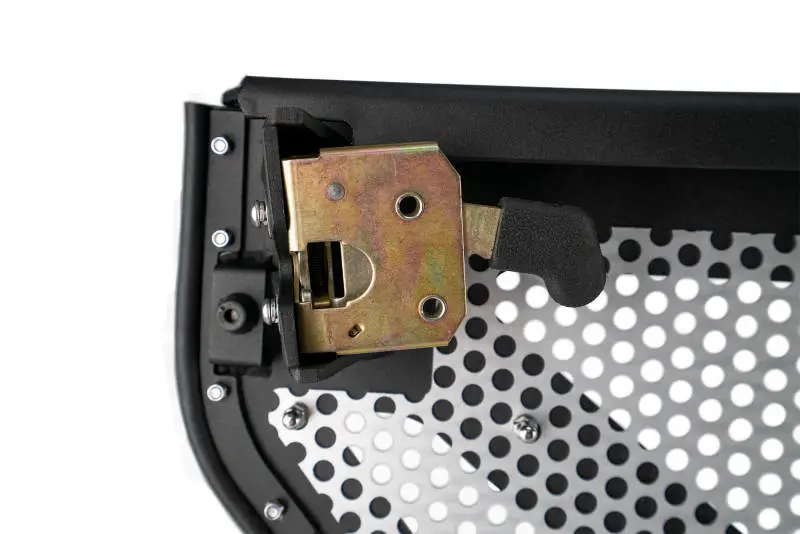 Dv8 18-22 Jeep 4 Door Jl/Jt Aluminum Half Doors With Perforated Mesh Rear 1