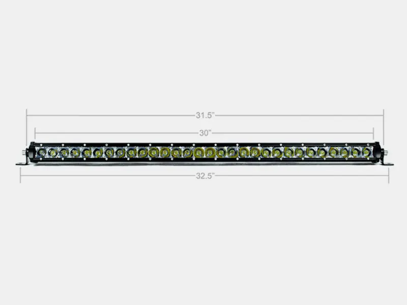 Cali Raised 32In Slim Single Row Led Bar 1