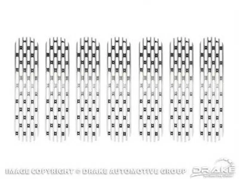 Dv8 Offroad 2007-2018 Jeep Jk Polished Grille Inserts 1