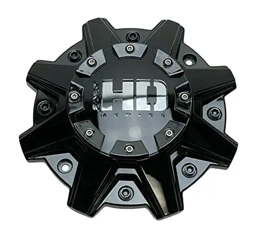 Fast Hd Gloss Black Wheel Center Cap Cw0396 Cw0396-Hd 1