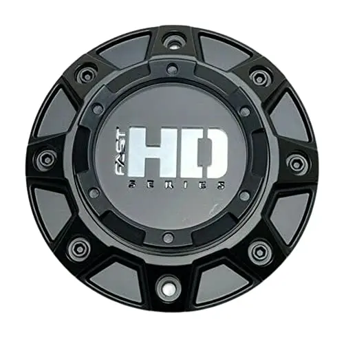 Fast Hd Matte Black Wheel Center Cap 1323 1
