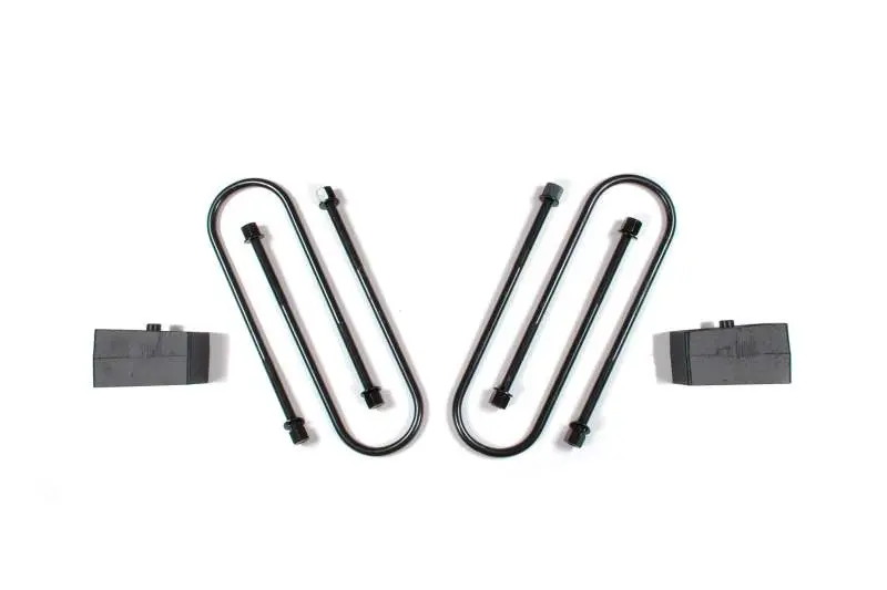 Zone Offroad Ram 3500 Rear 2In Block Kit - 4In U-Bolts 1