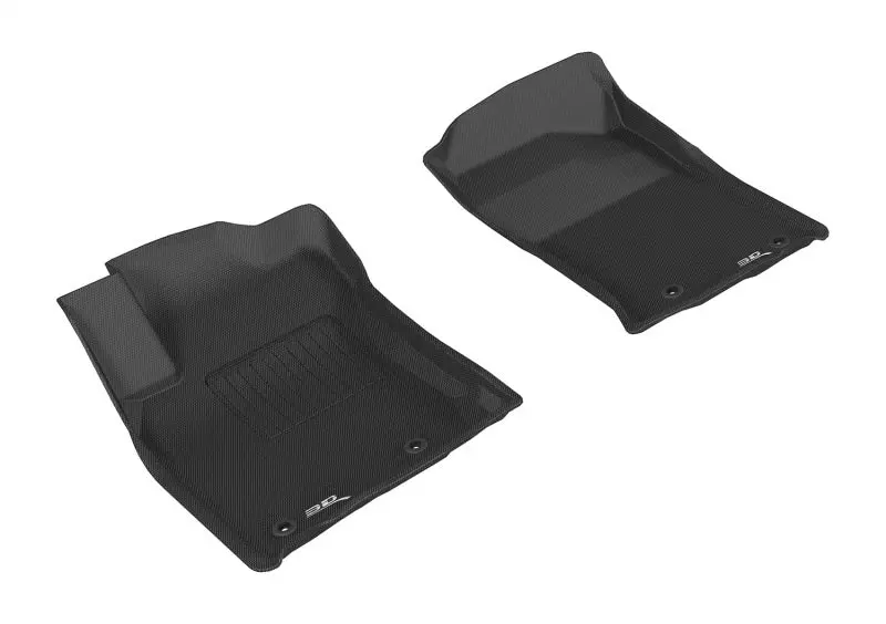 3D Maxpider 2014-2020 Lexus Gx Kagu 1St Row Floormat - Black 1