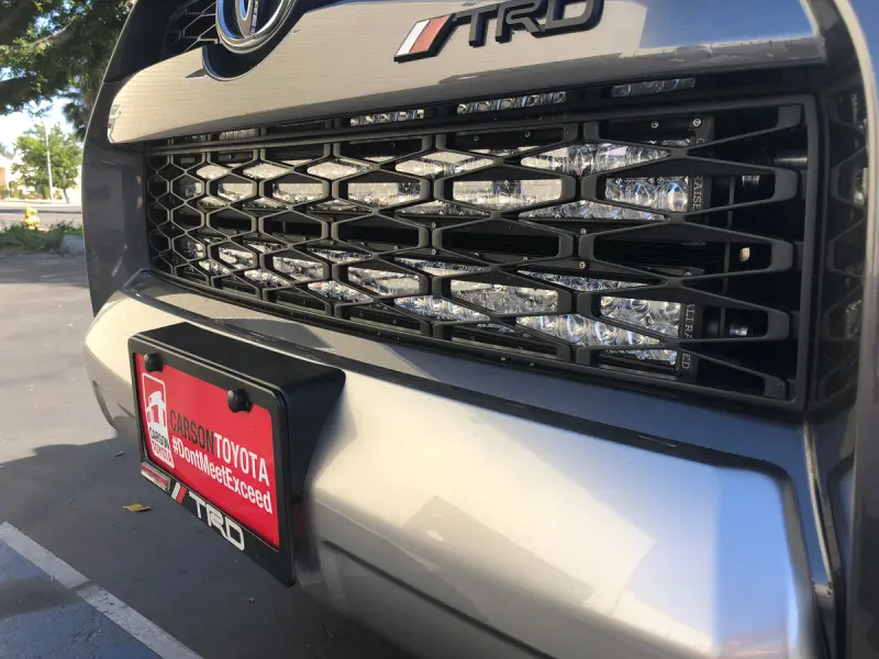 Cali Raised 14-24 Toyota 4Runner 32In Hidden Grille Led Light Bar Brackets - No Switch/Light Bars 1