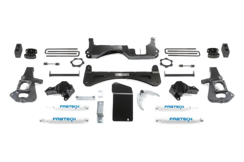 Fabtech 01-10 Gm C/K2500hd/3500Hd 6In Rts Sys W/Perf Shks 1